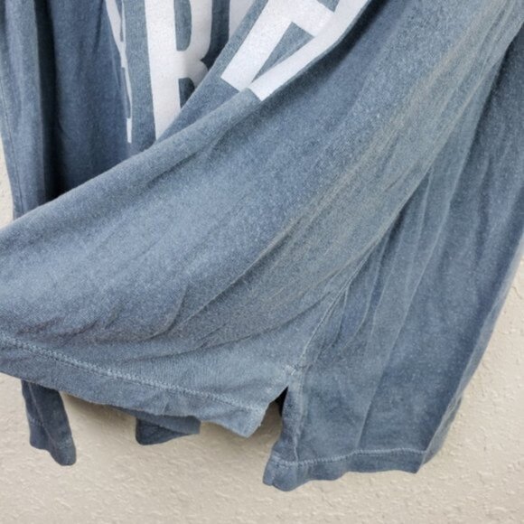 Mumu Mellow BRUNCH Spell out Slouchy Graphic Tee size S - Picture 9 of 10